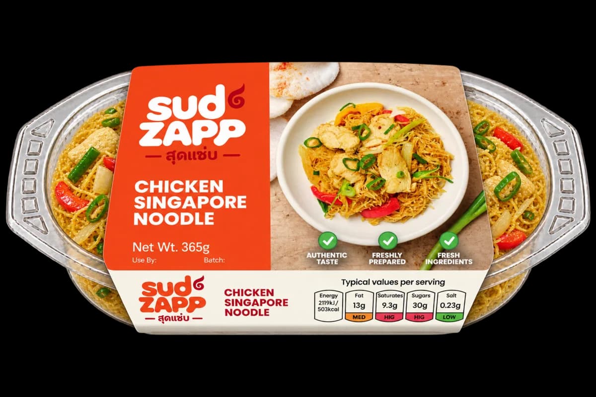 Chicken Singapore Noodle pack