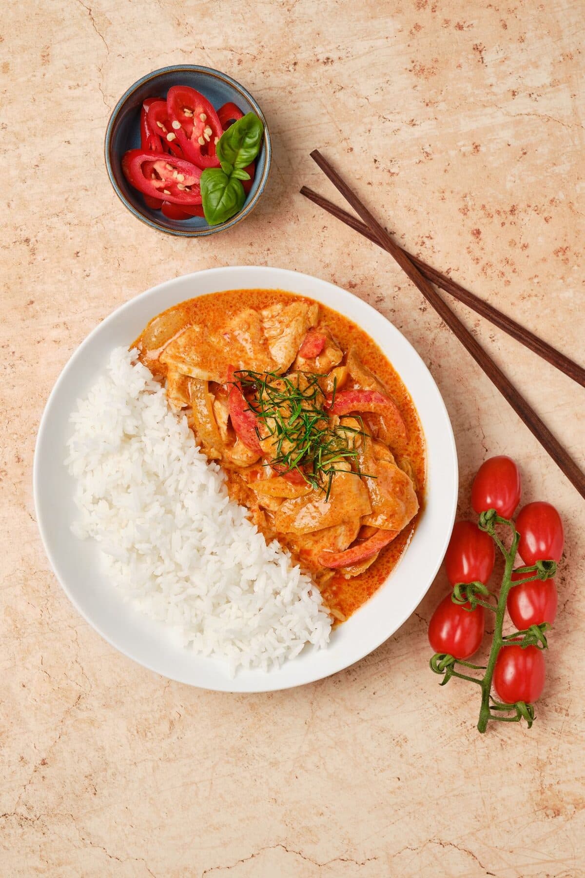 Thai Red Chicken Curry & Rice