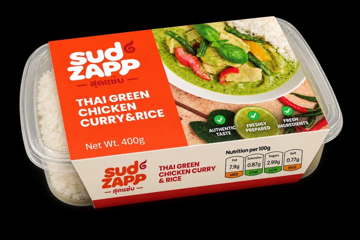 Thai Green Chicken Curry & Rice pack